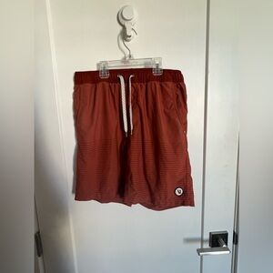 Vuori men’s Orange kore shorts